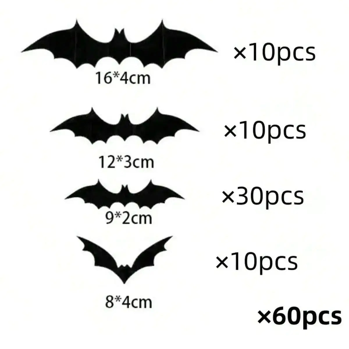 BatBurst™ 3D Decorations