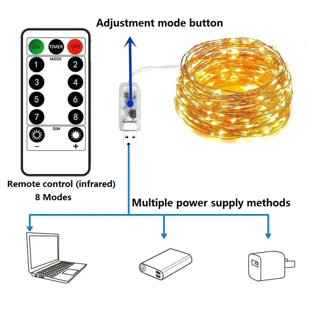 HolidaySpark™ Lights with Remote