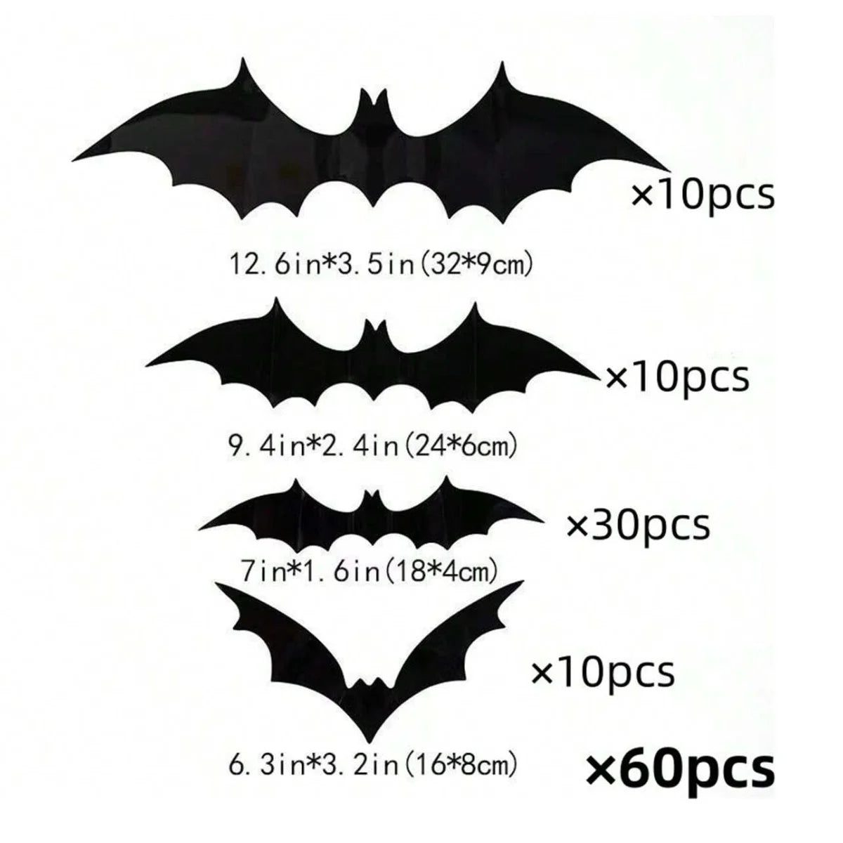 BatBurst™ 3D Decorations