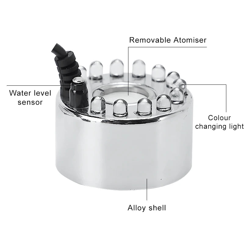 Mini LED Pumpkin Light Fogger Water