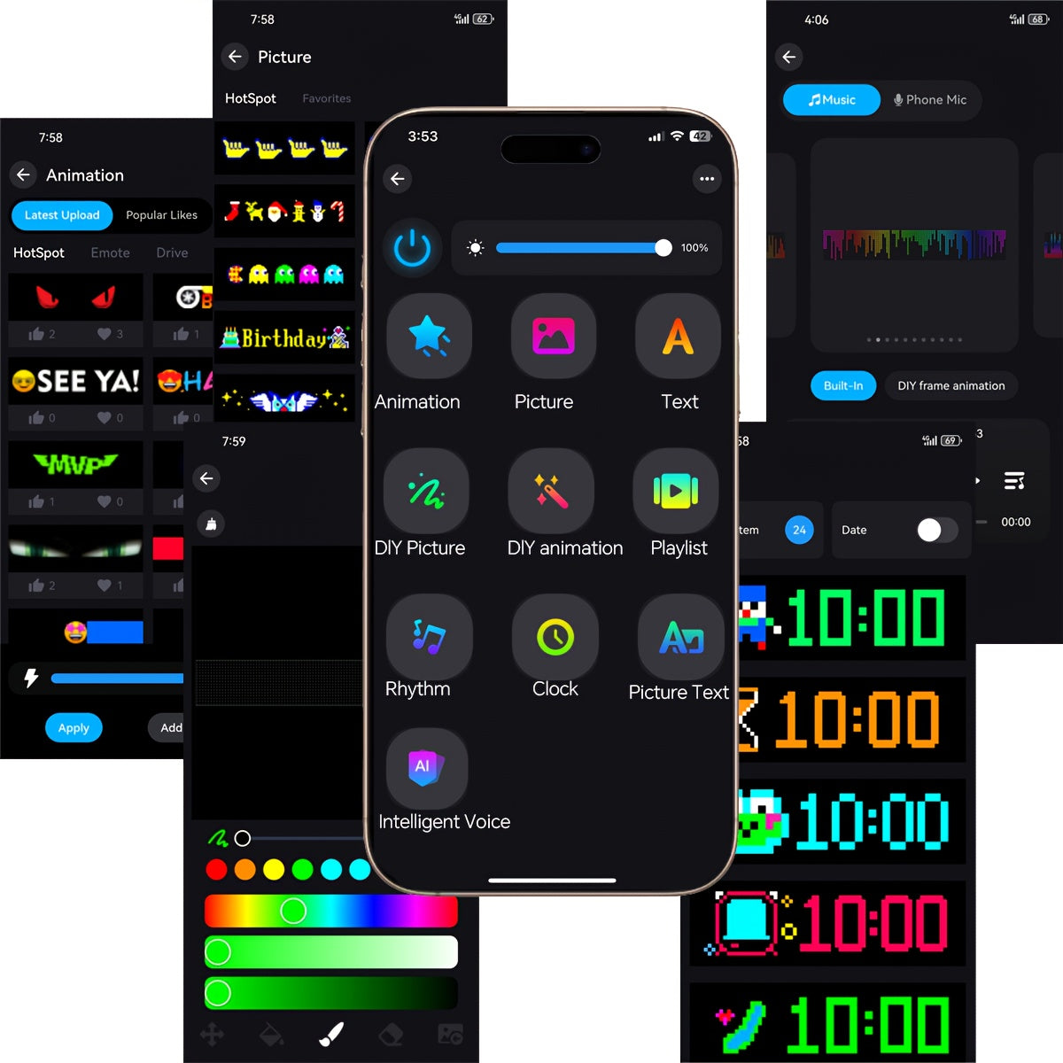 AuraDisplay – intelligent light with style