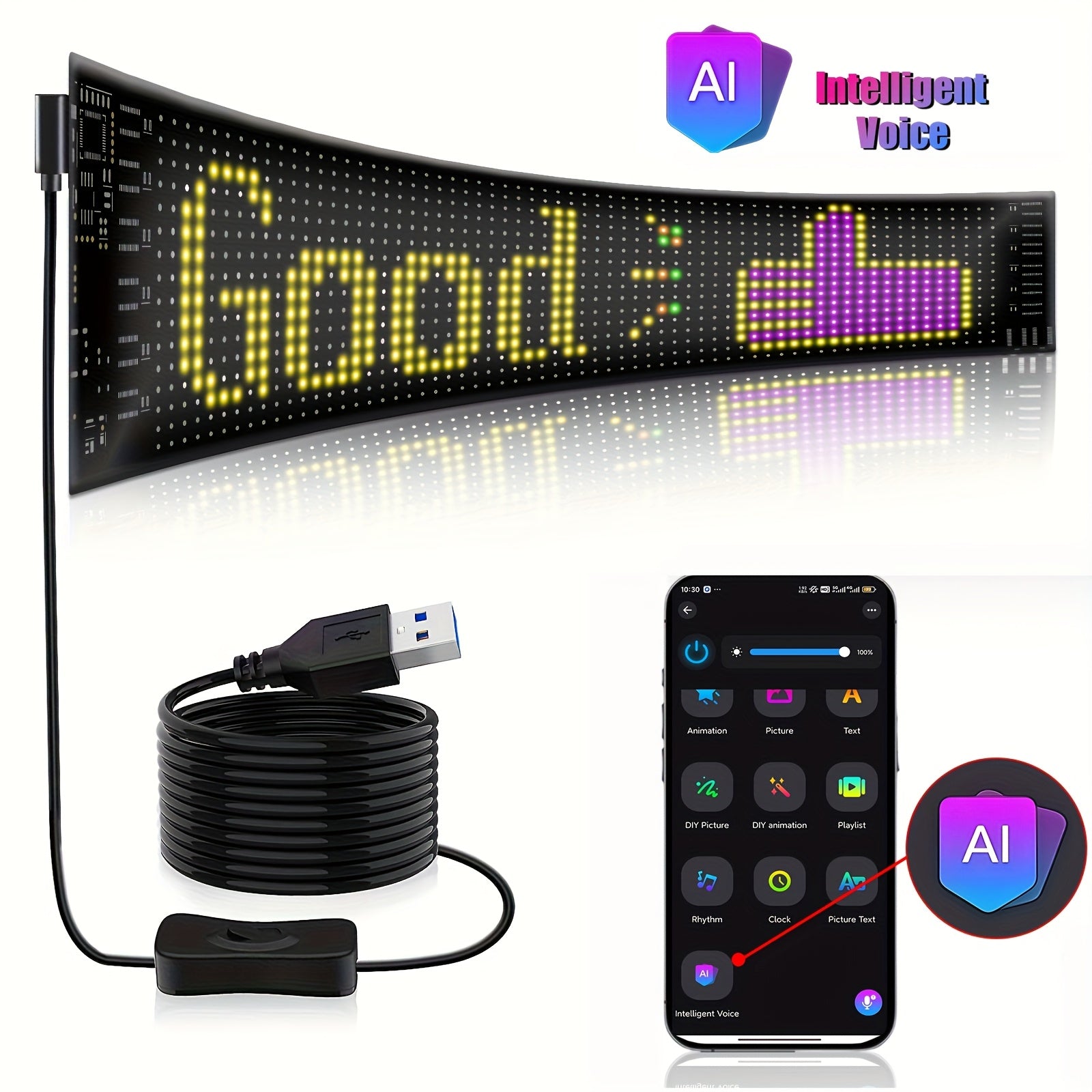 AuraDisplay – intelligent light with style