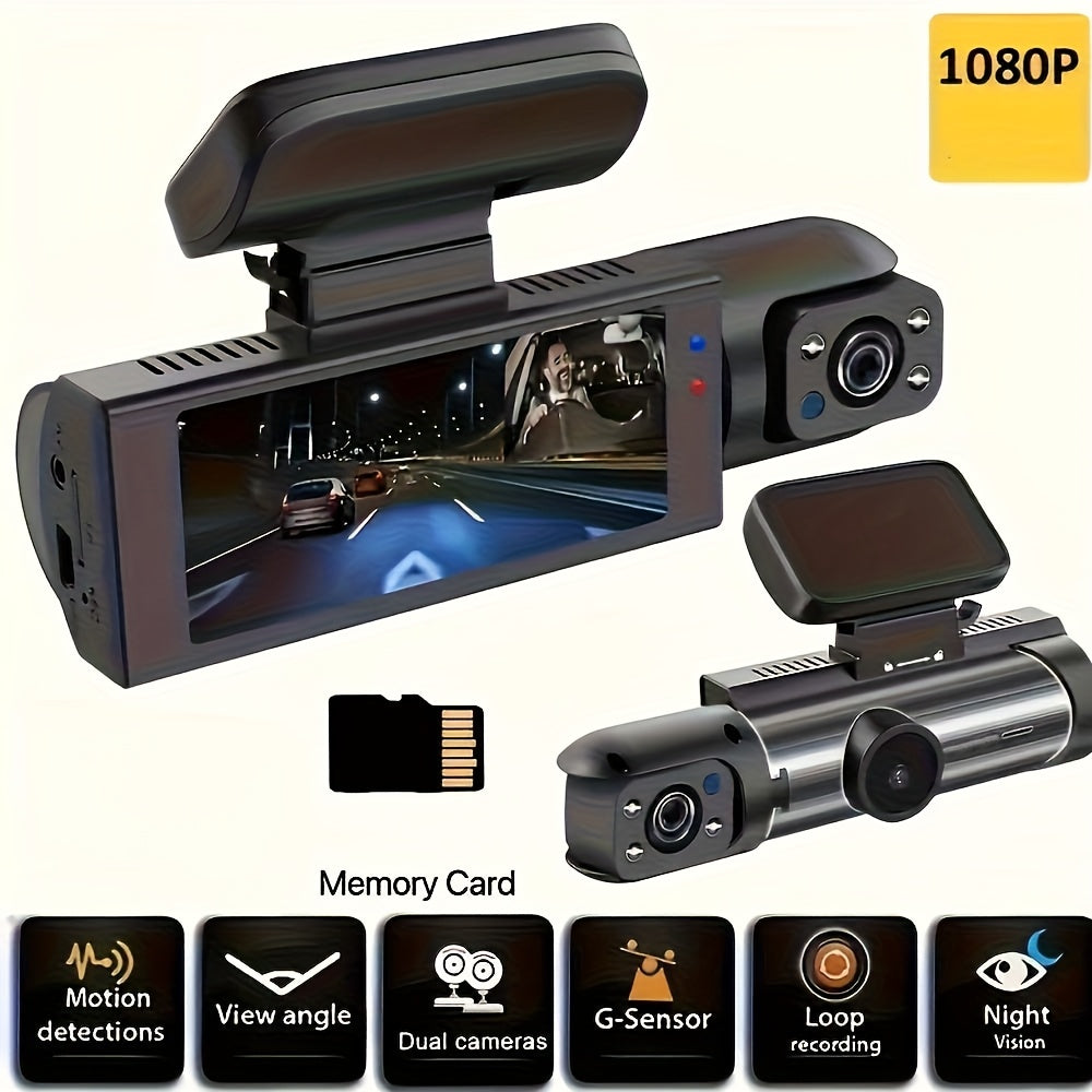 Dash Cam For Cars, Front And Inside