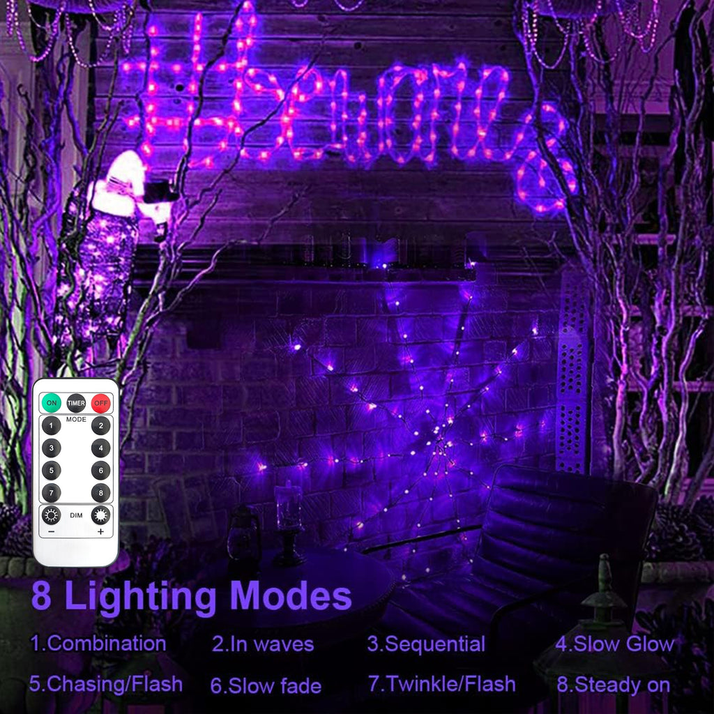 Halloween Spider Web Lights