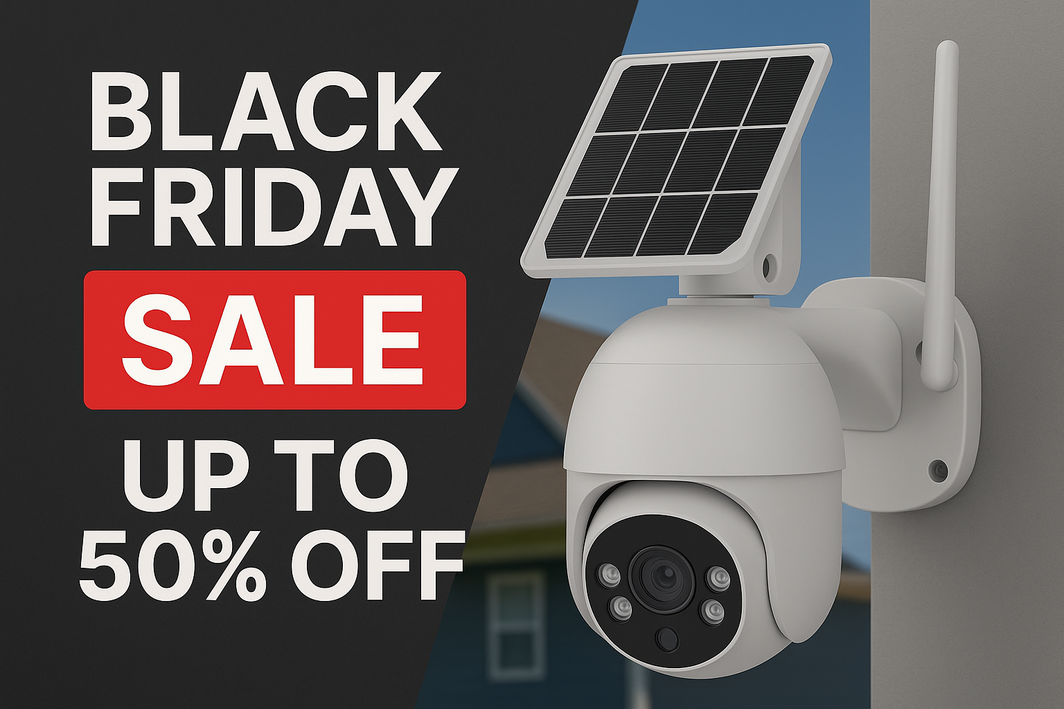 Solar Powered WiFi Security Camera