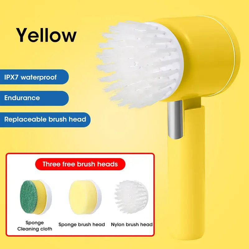 Electric Rotary Scrubber Cleaning Brush