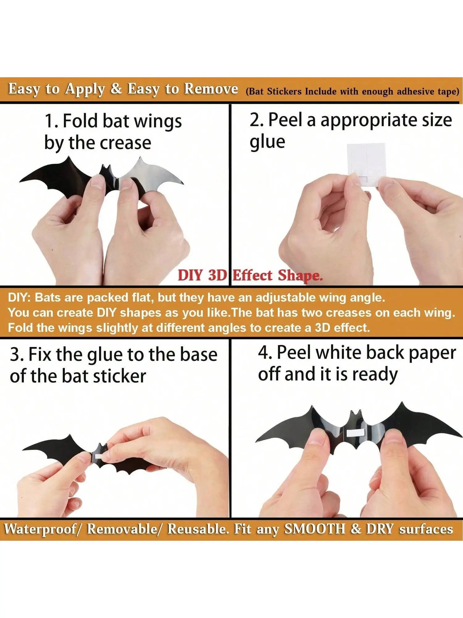 BatBurst™ 3D Decorations