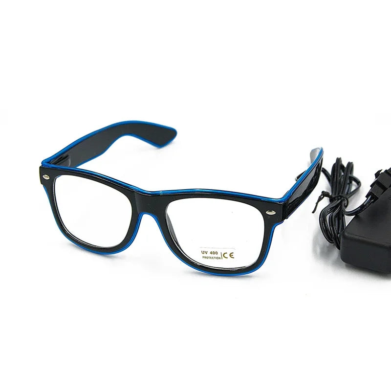 1PC Flashing EL Wire Led Glasses Luminous