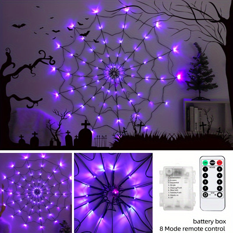 Halloween Spider Web Lights